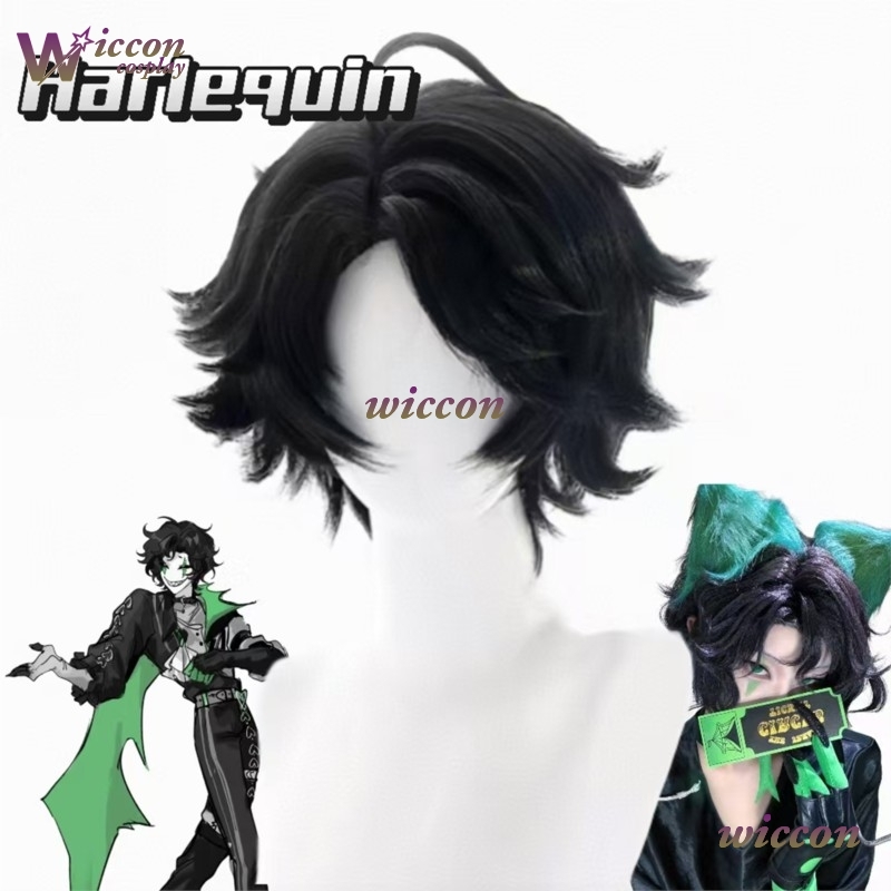 Mag The Freak Circus Pierrot C - Cosplay Anime Black Hair avaliação e preço