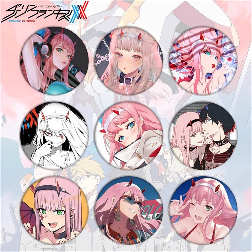 58mm Anime DARLING in the FRAN - Anime Cosplay Zero Two avaliação e preço