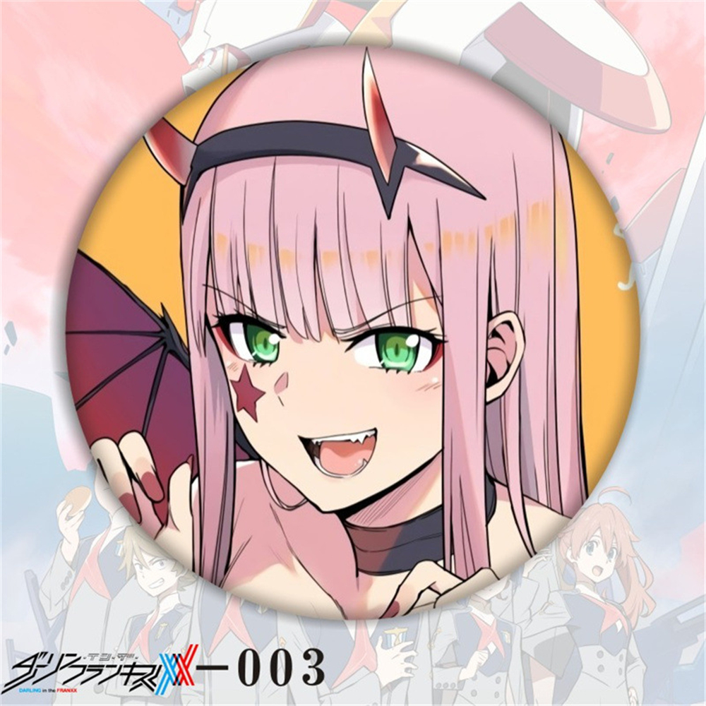 58mm Anime DARLING in the FRAN - Anime Cosplay Zero Two avaliação e preço