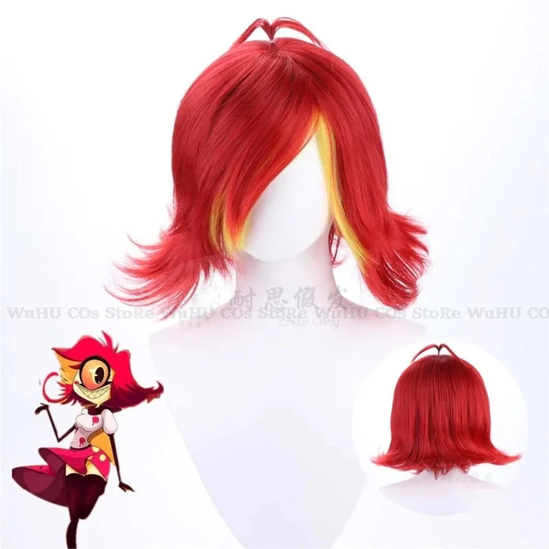 2025 hasbin Cos Niffty Wig Ani - Anime Cosplay With Red Hair avaliação e preço